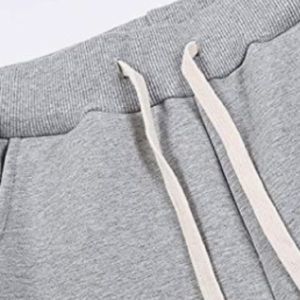 Gray Sherpa Lined Sweatpants